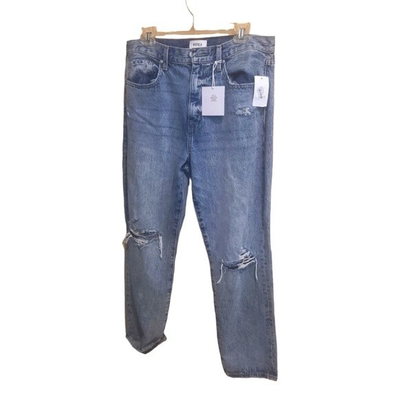 Pistola KEATON HIGH RISE SLIM STRAIGHT in Pursue distressed - Picture 9 of 10